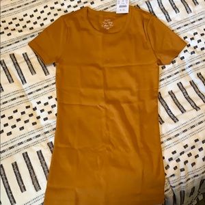 JCrew Fine Ribbed Cotton Tee